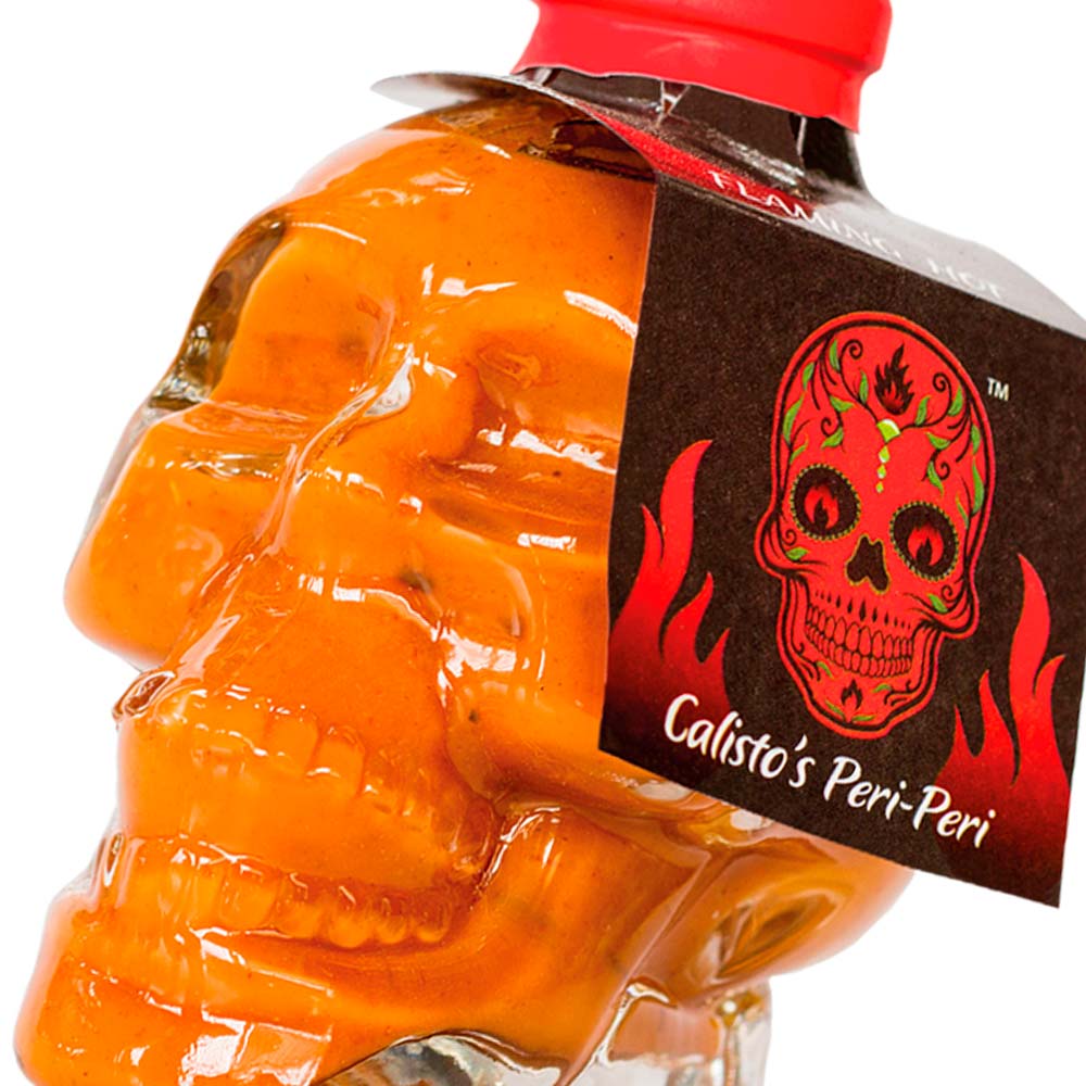 Calisto’s Skull Flaming Hot Peri-Peri Sauce 2 Calisto’s Skull Flaming Hot Peri-Peri Sauce - Image 2