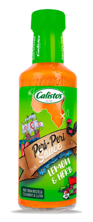 Lemon and herb peri-peri sauce, 250ml