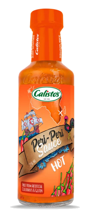 Calisto's hot peri-peri sauce, 125ml and 250ml
