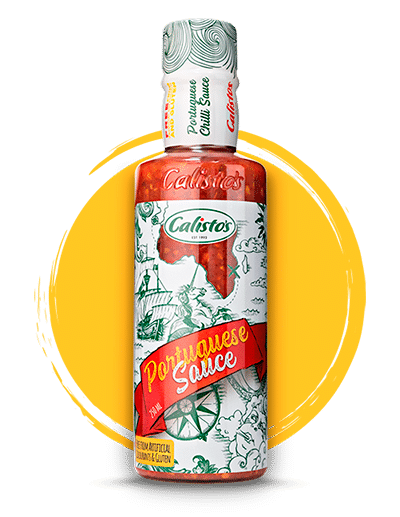 Buy peri-peri sauce online: Calisto's Portuguese Sauce bottle